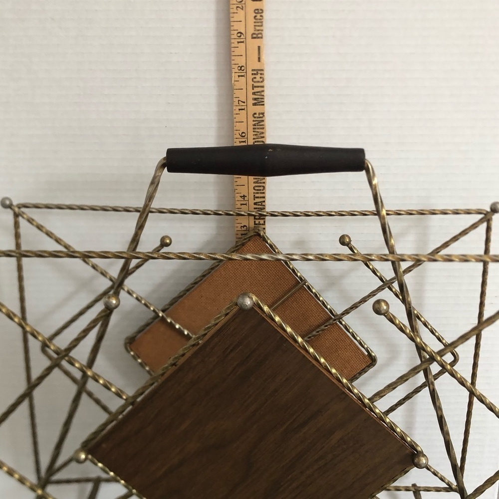 Vintage MCM Magazine Rack - Picture 13 of 13